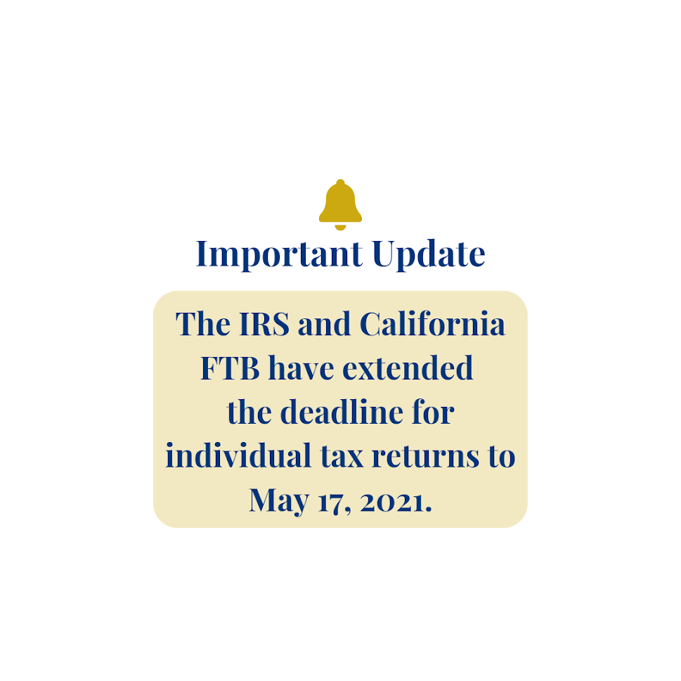 Individual Filing Deadline Extension & Payment